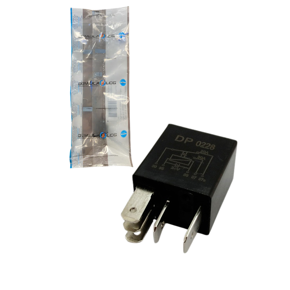 Mini Relê Auxiliar 24V 30A 5 Pinos - DPaula - DP25.0228