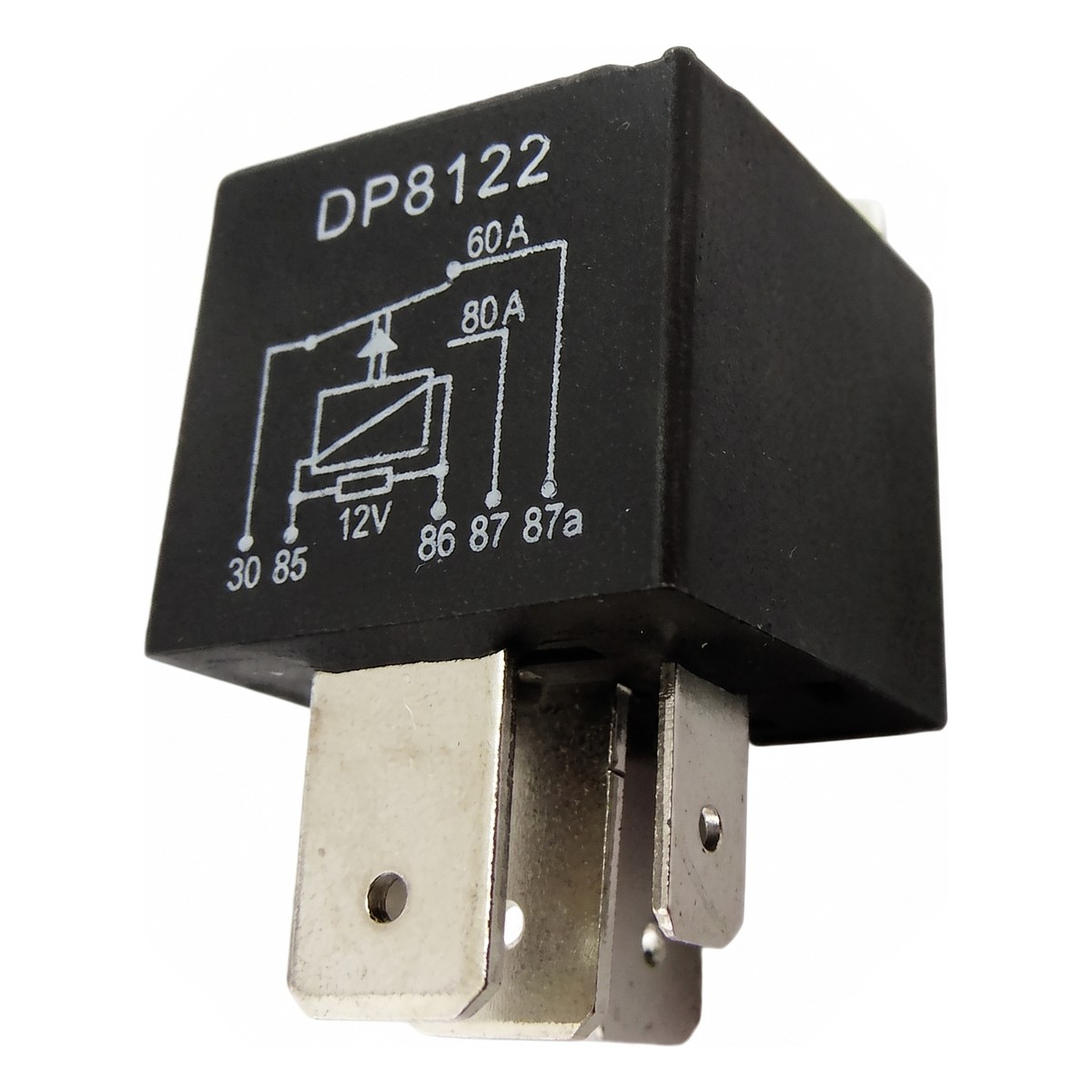 Relê Auxiliar Reversor Selado 80A - DPaula - DP25.8122