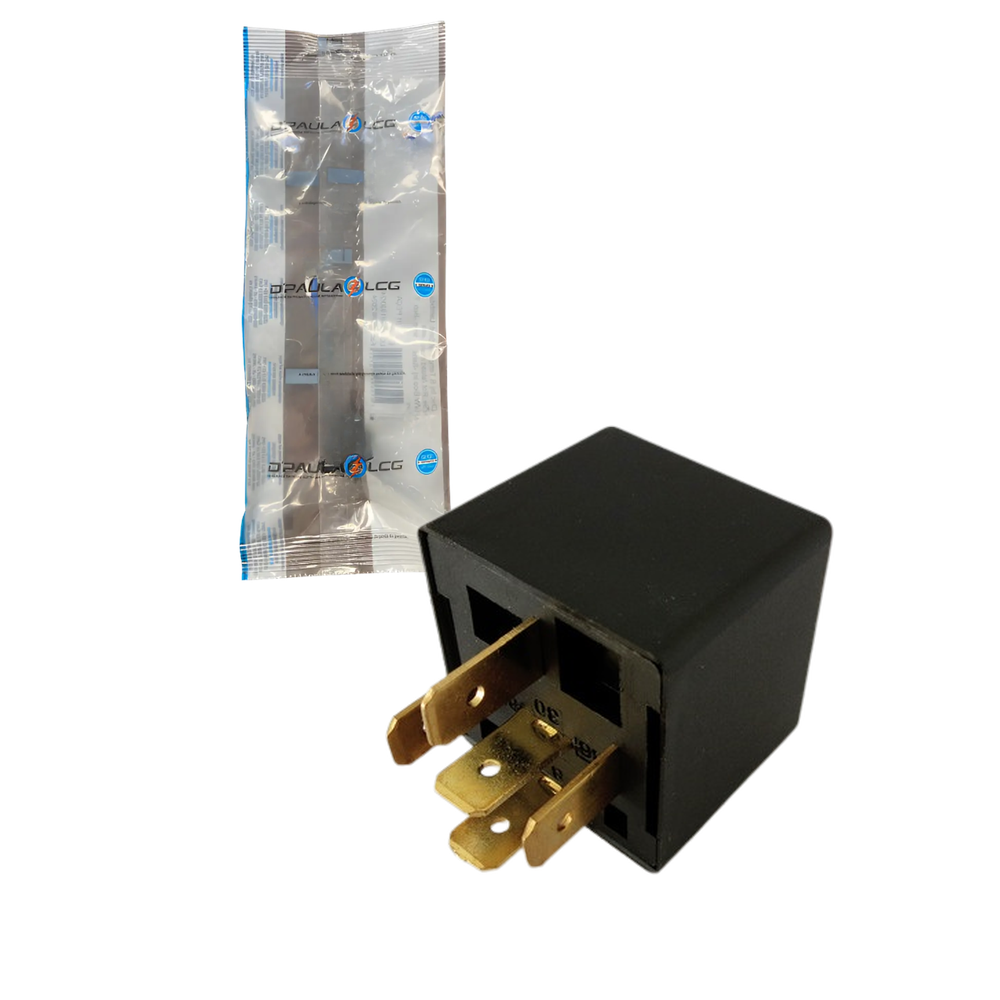 Relê Auxiliar Duplo 12V 2x25A - DPaula - DP25.0113