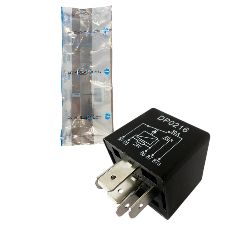 Relê Auxiliar Reversor 24V 40A - DPaula - DP25.0216