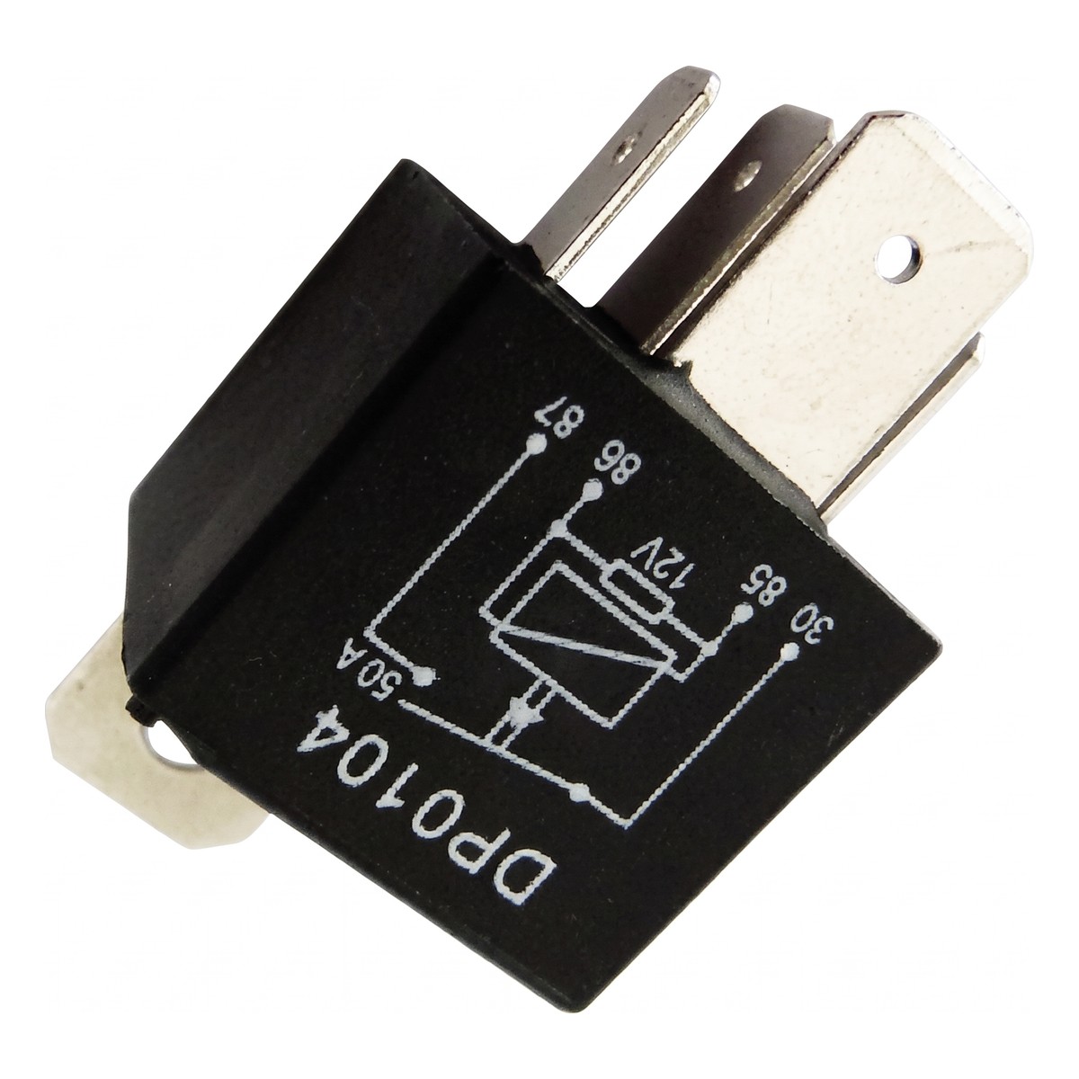 Relê Auxiliar 12V 50A com Suporte - DPaula - DP25.0104