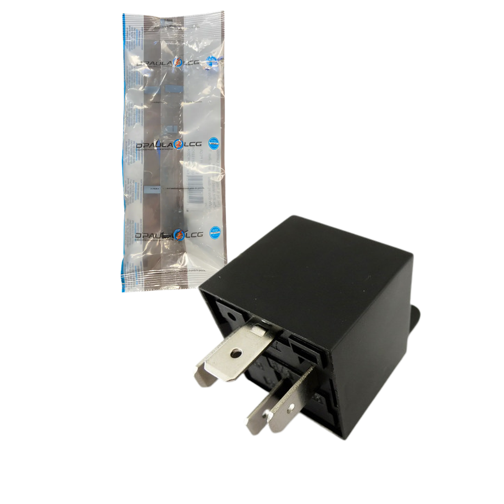 Relê Auxiliar 24V 30A com Suporte - DPaula - DP25.0212