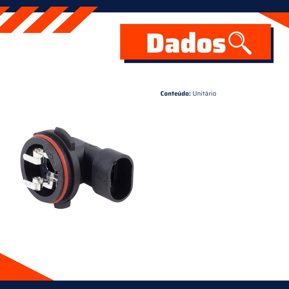 Soquete Farol Auxiliar Universal H1 - DPaula - DP2.012
