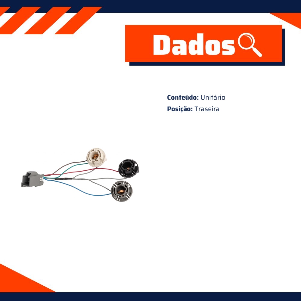 Soquete Lanterna Traseira para Fiesta - DPaula - DP5.3089