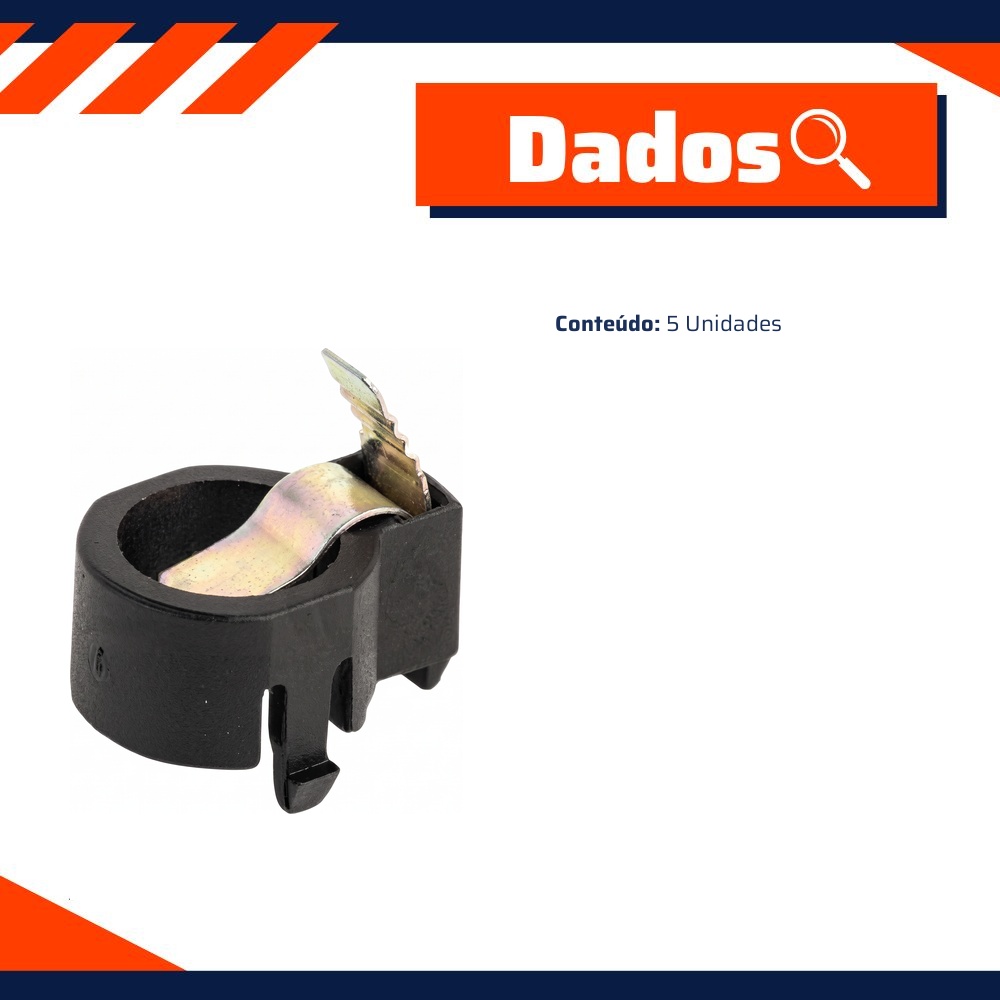 5 Soquetes Pisca Dianteiro 1 Polo - DPaula - DP3.020