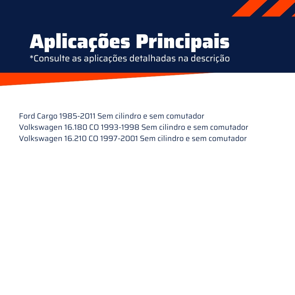 Trava Direção Completa com Comutador Cilindro - DPaula - LCG1212