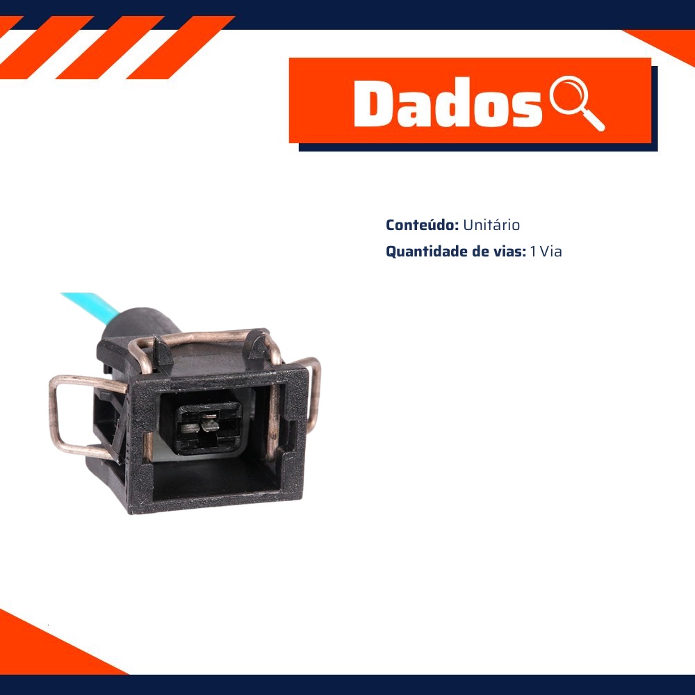Chicote Conector 1 Via - DPaula - DP1.7680