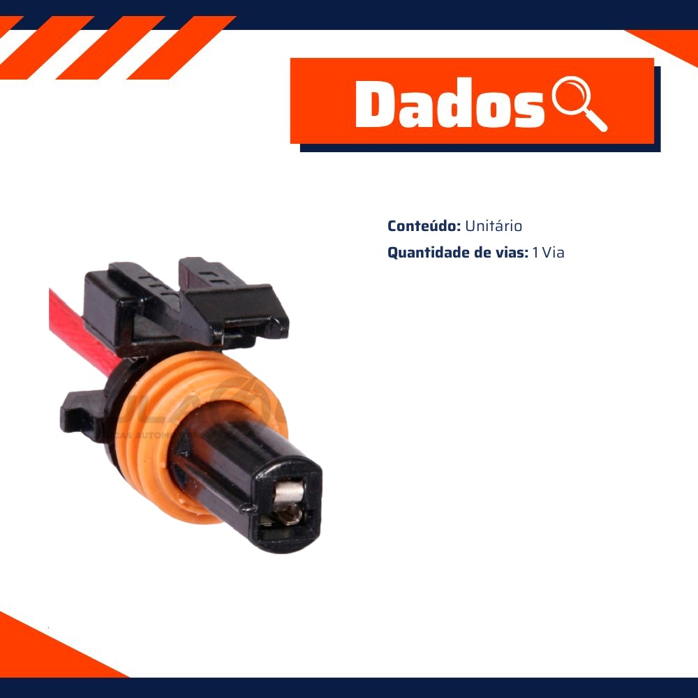 Chicote Conector 1 Via - DPaula - DP1.7891