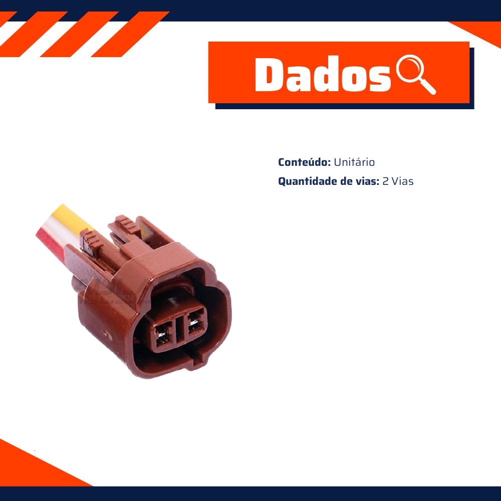 Chicote Conector 2 Vias - DPaula - DP2.5194