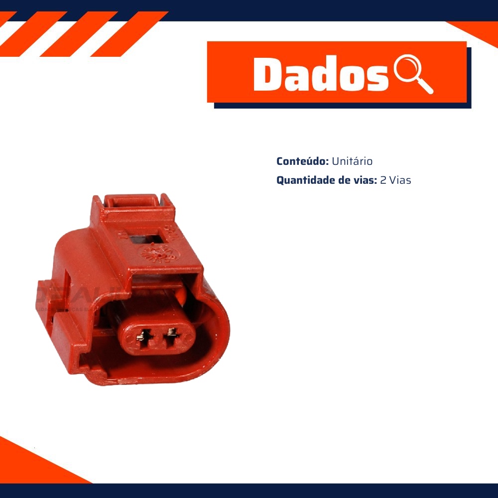 Chicote Conector 2 Vias - DPaula - DP2.5721