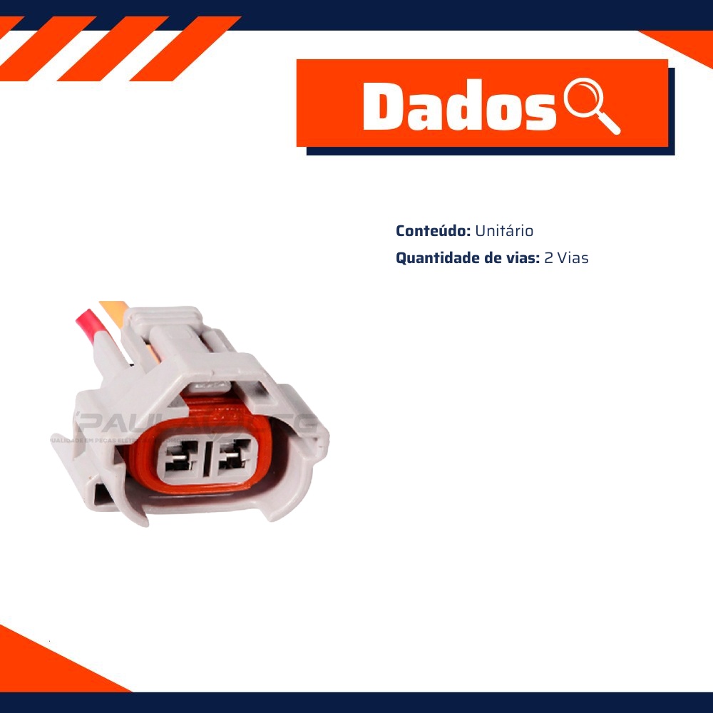 Chicote Conector 2 Vias - DPaula - DP2.5724