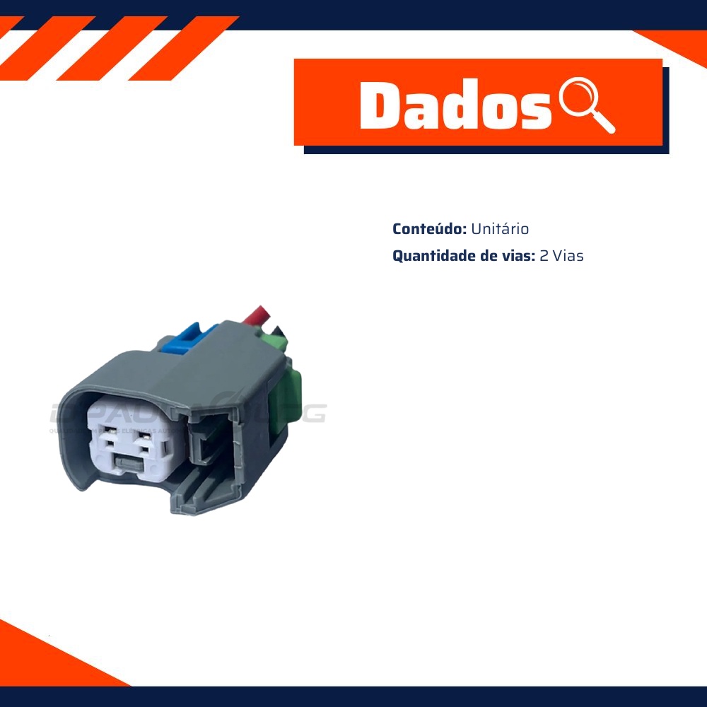 Chicote Conector 2 Vias - DPaula - DP2.5726