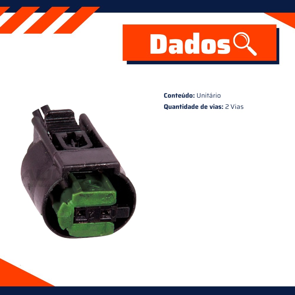 Chicote Conector 2 Vias - DPaula - DP2.5819