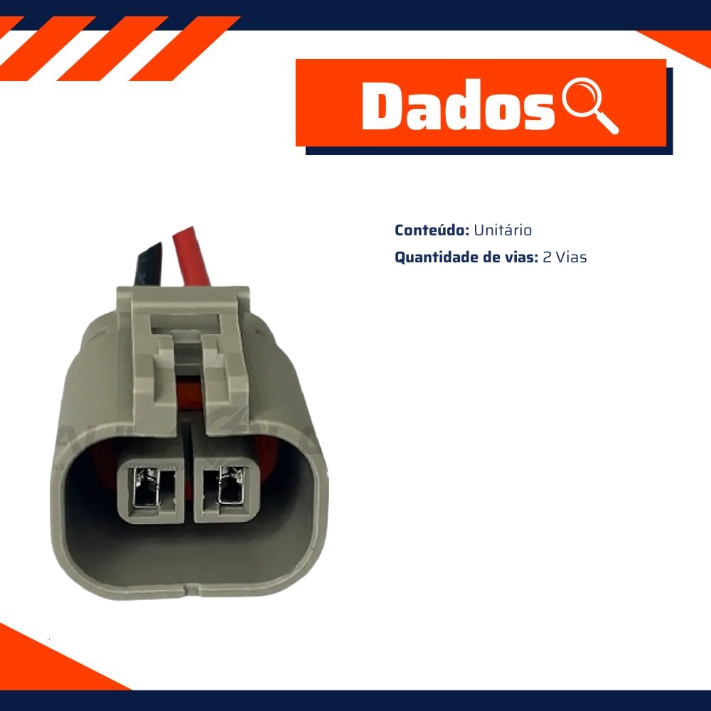 Chicote Conector 2 Vias - DPaula - DP2.5910