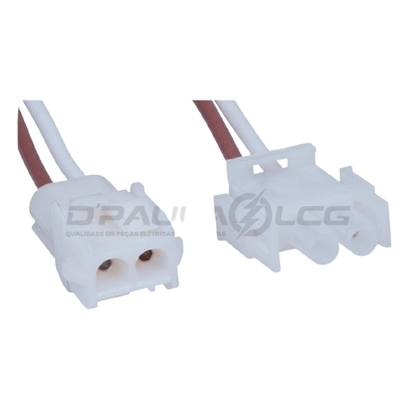 Conector com Chicote 2 Vias - DPaula - DP2.7552