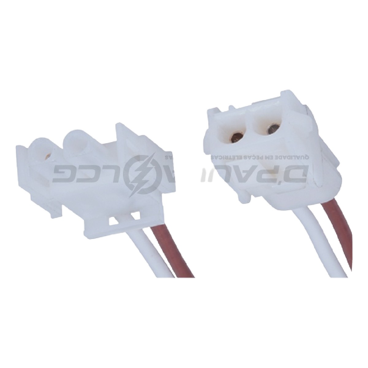 Conector com Chicote 2 Vias - DPaula - DP2.7552