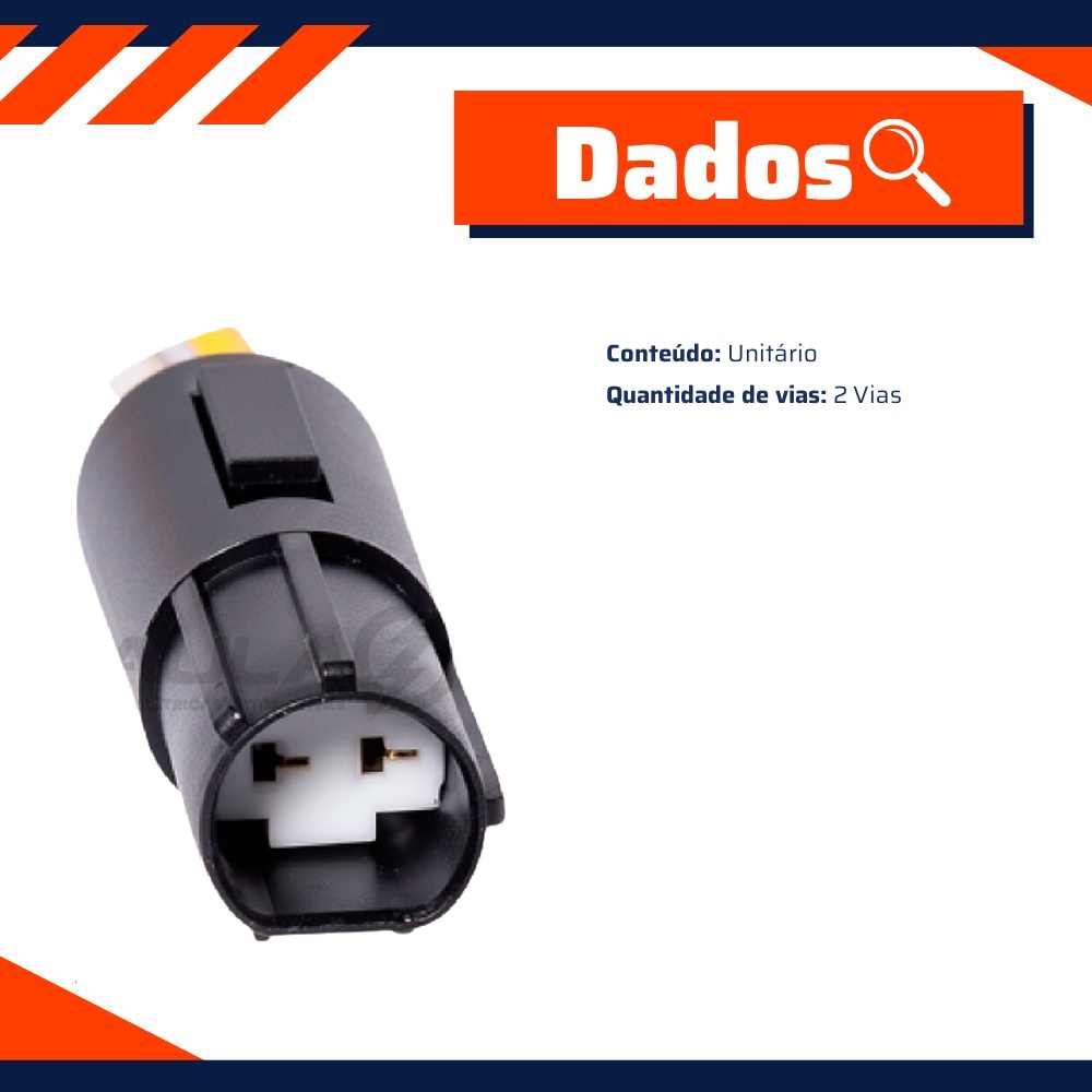 Chicote Conector 2 Vias - DPaula - DP2.7654