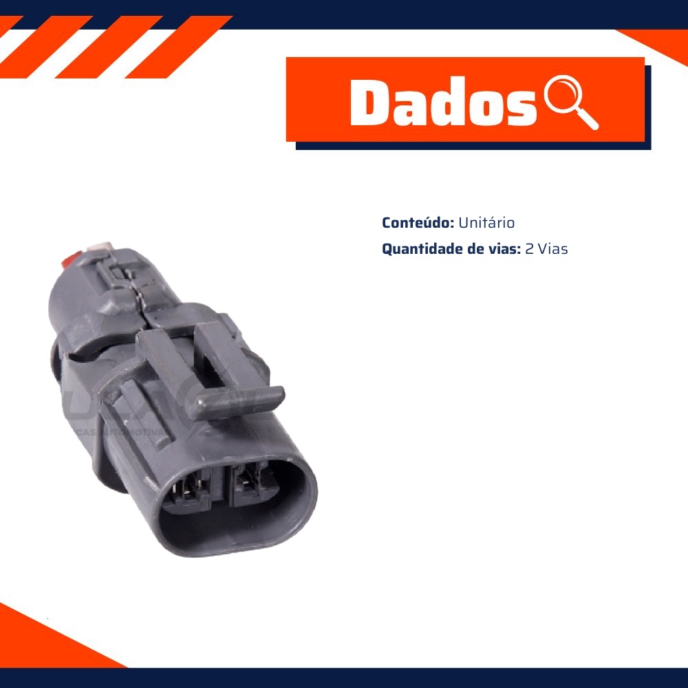 Chicote Conector 2 Vias - DPaula - DP2.7660