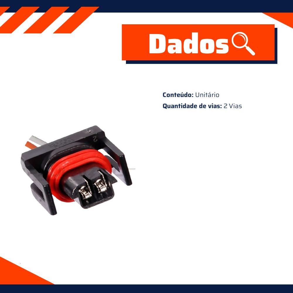 Chicote Conector 2 Vias - DPaula - DP2.7744