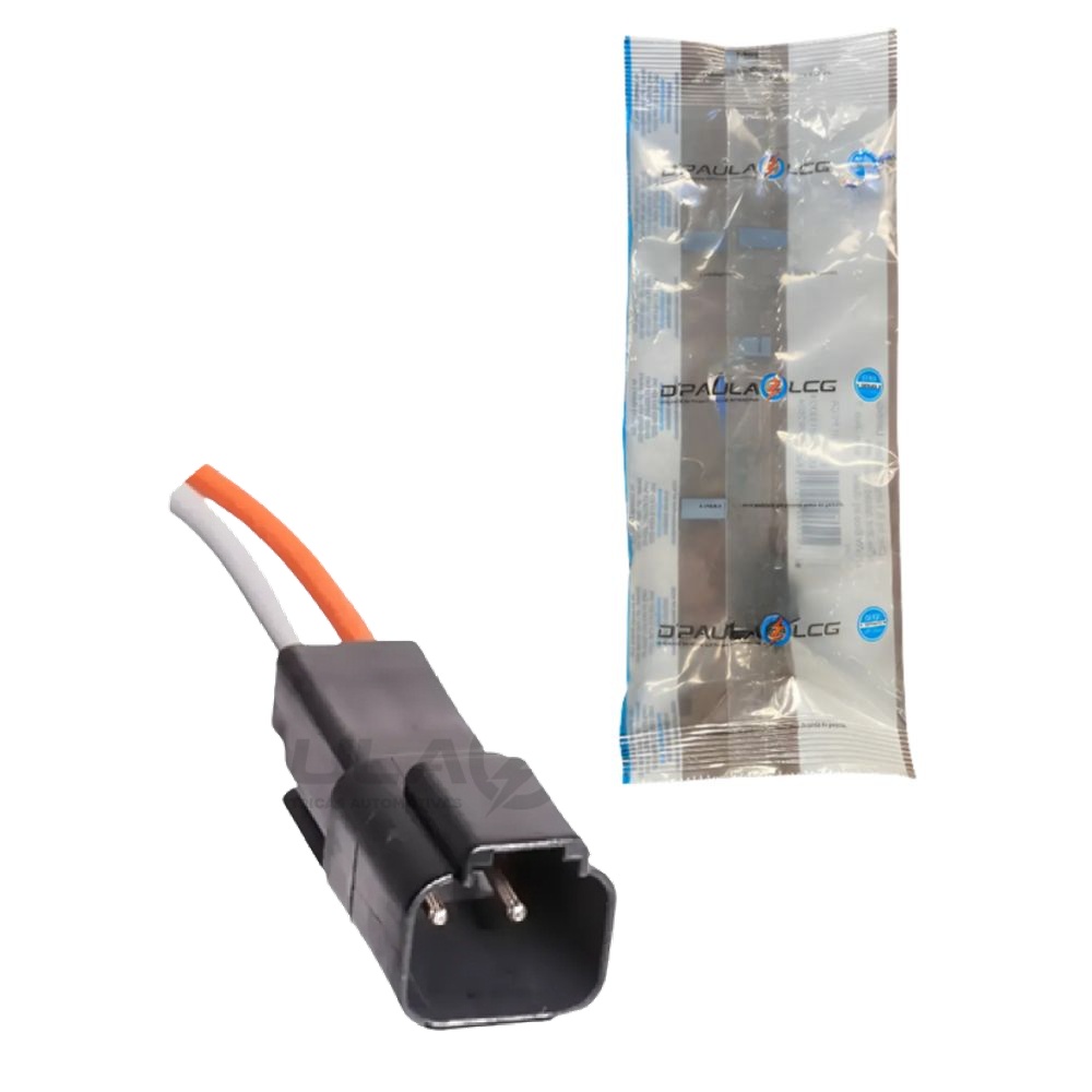 Chicote Conector 2 Vias para F-250 - DPaula - DP2.9130