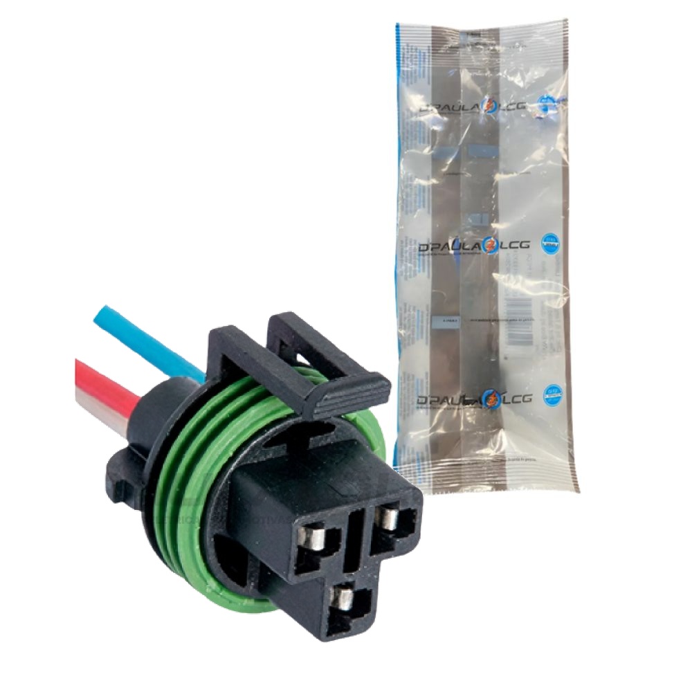 Conector com Chicote 3 Vias - DPaula - DP3.7995