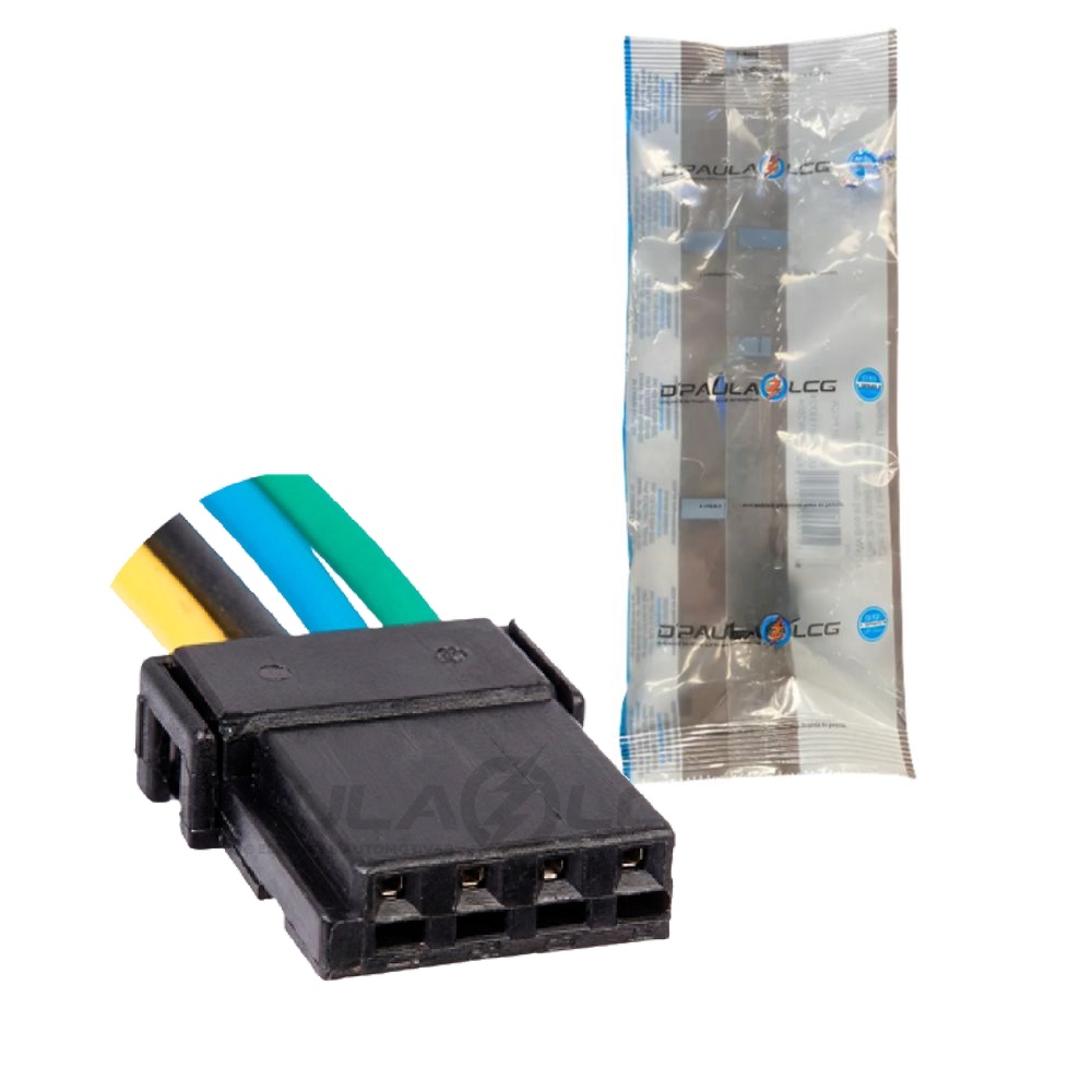 Conector com Chicote 4 Vias - DPaula - DP4.7792