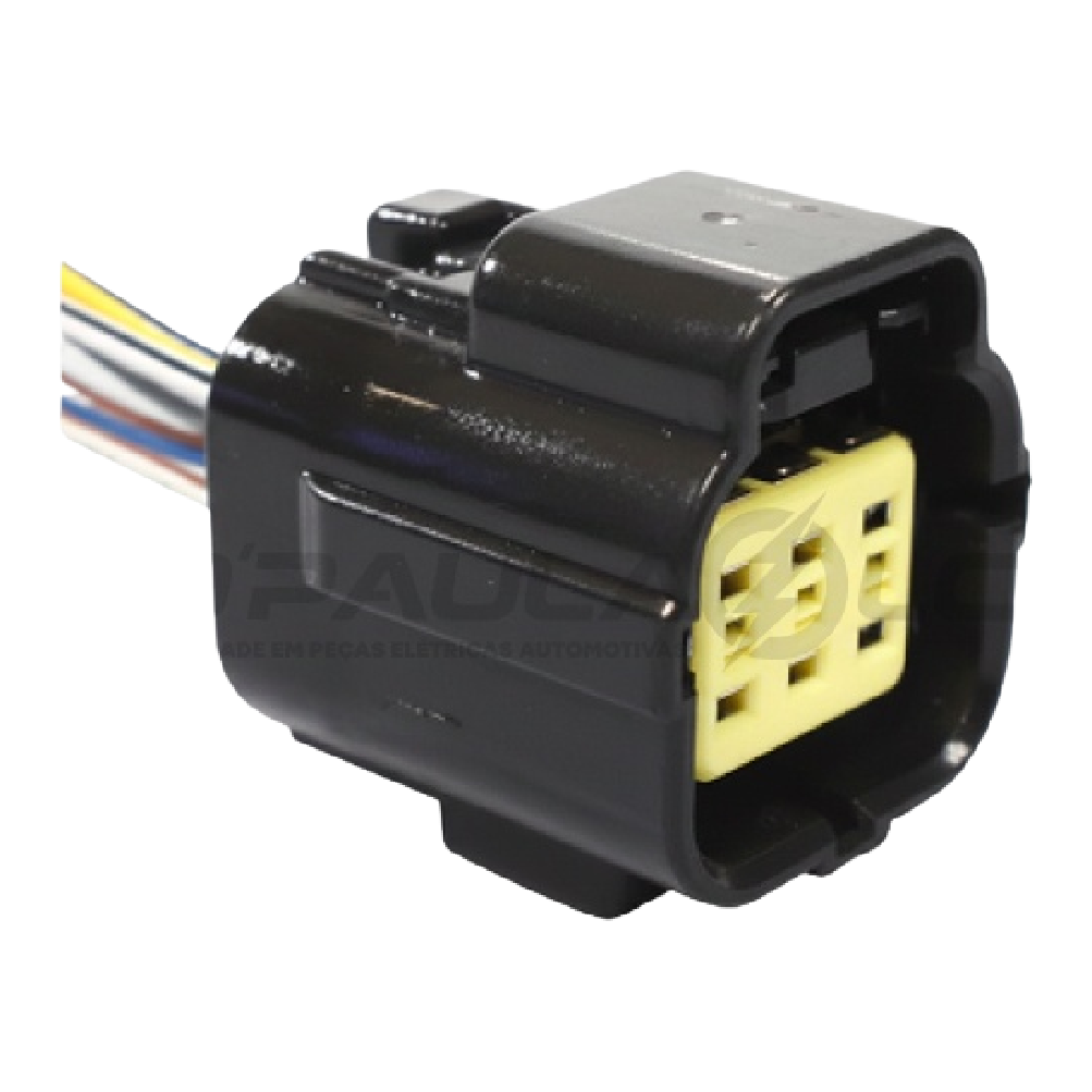 Conector com Chicote 6 Vias - DPaula - DP6.7896