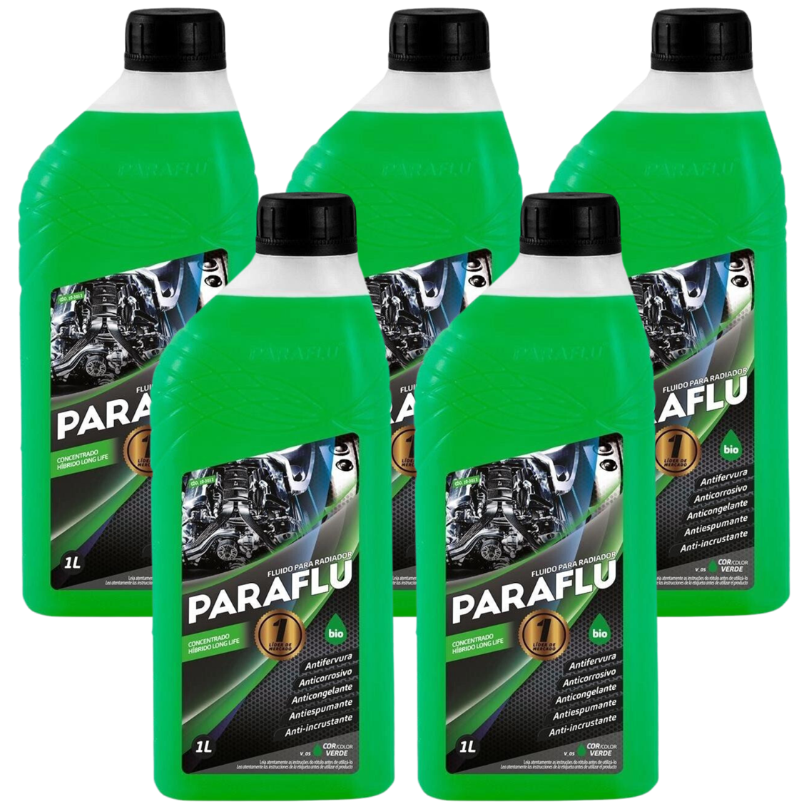 Aditivo 5L Concentrado Radiador Verde Paraflu Bio Híbrido