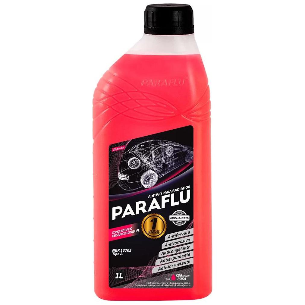 Aditivo para Radiador Rosa Montadora Orgânico Concentrado 1 Litro - Paraflu - 10-3010
