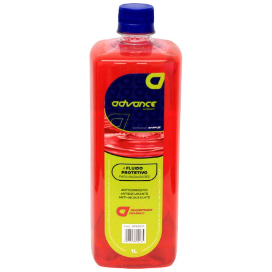 Aditivo para Radiador Rosa Advance Concentrado Orgânico 1 Litro - Advance - AFR3001