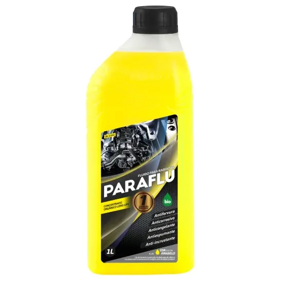 Aditivo para Radiador Amarelo Bio Orgânico Concentrado 1 Litro - Paraflu - 10-3044