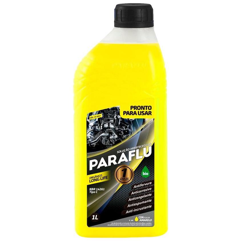 Aditivo para Radiador Amarelo Bio Orgânico Pronto para Uso 1 Litro - Paraflu - 10-3047