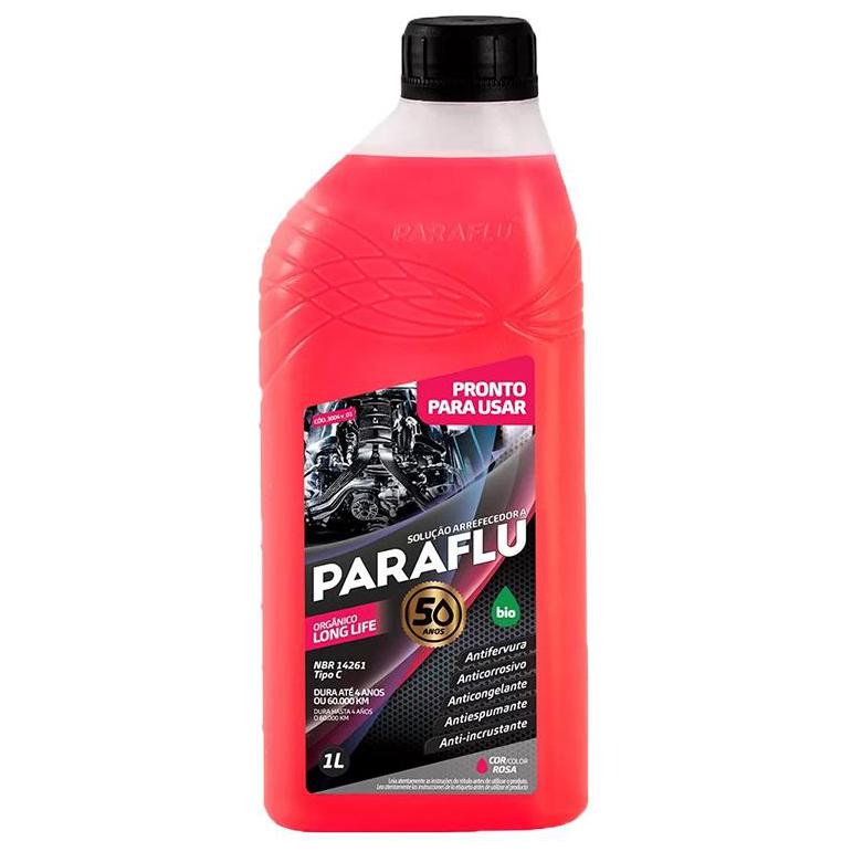 Aditivo para Radiador Rosa Bio Orgânico Pronto para Uso 1 Litro - Paraflu - 10-3004