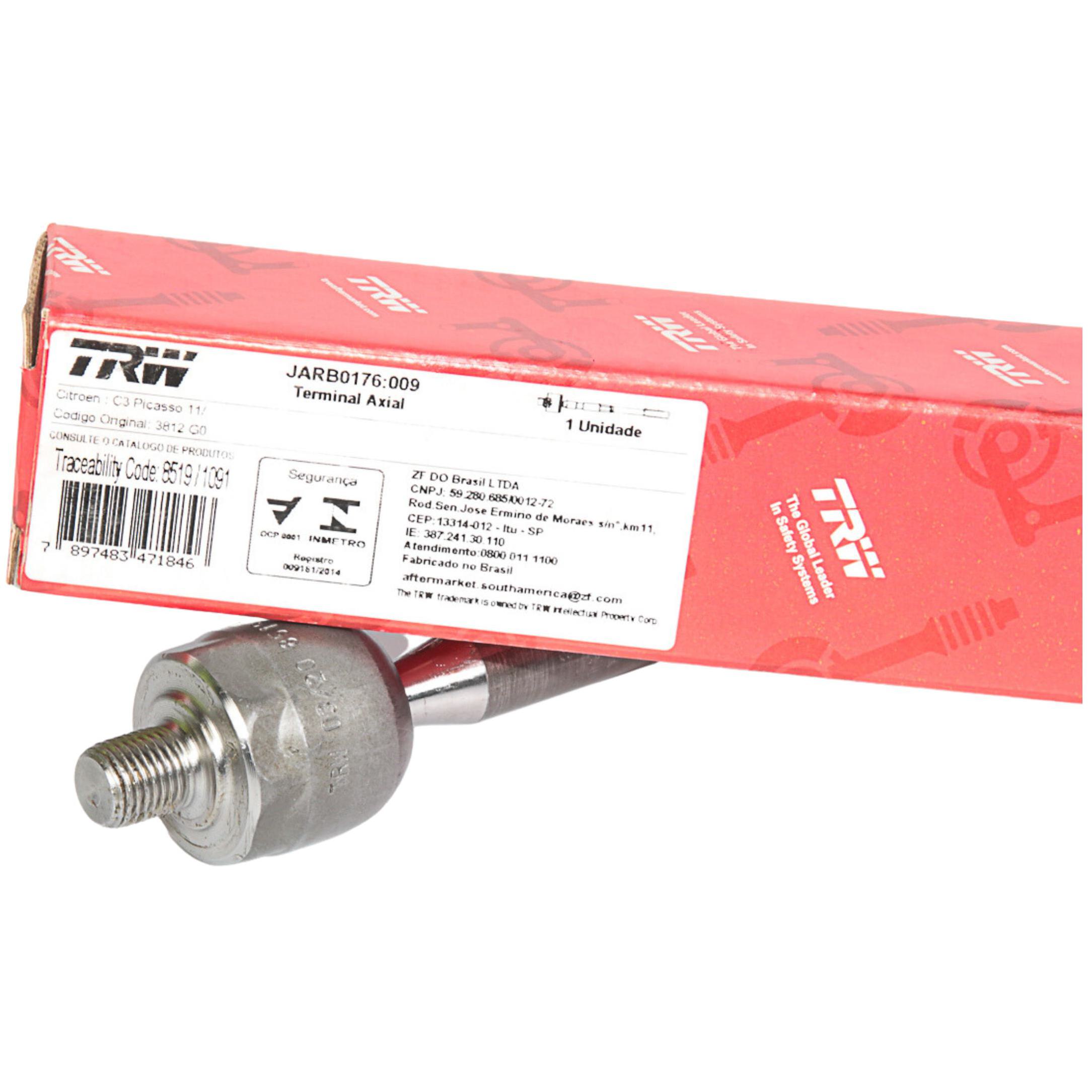 Barra Articulação Axial para Citroen C3 Picasso - TRW - JARB0176