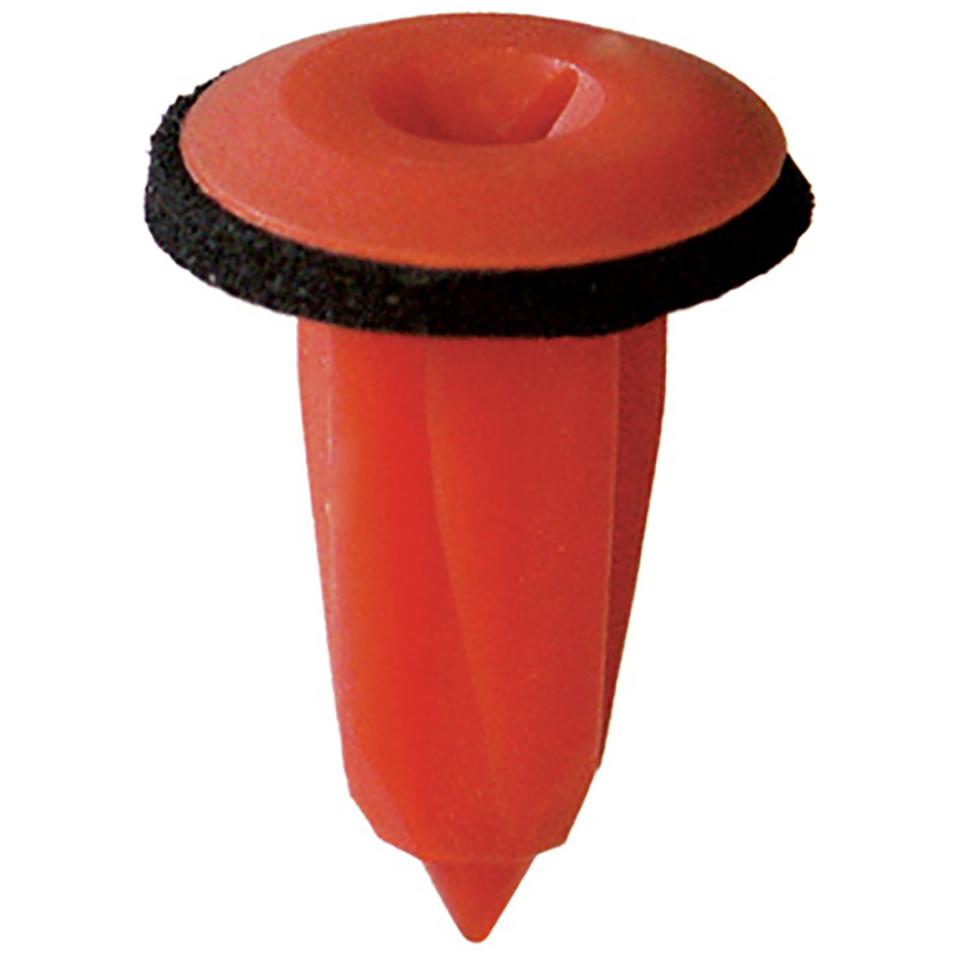 Kit 10 Bucha de Fixação Porta-objetos Vermelho - Universal - 94470
