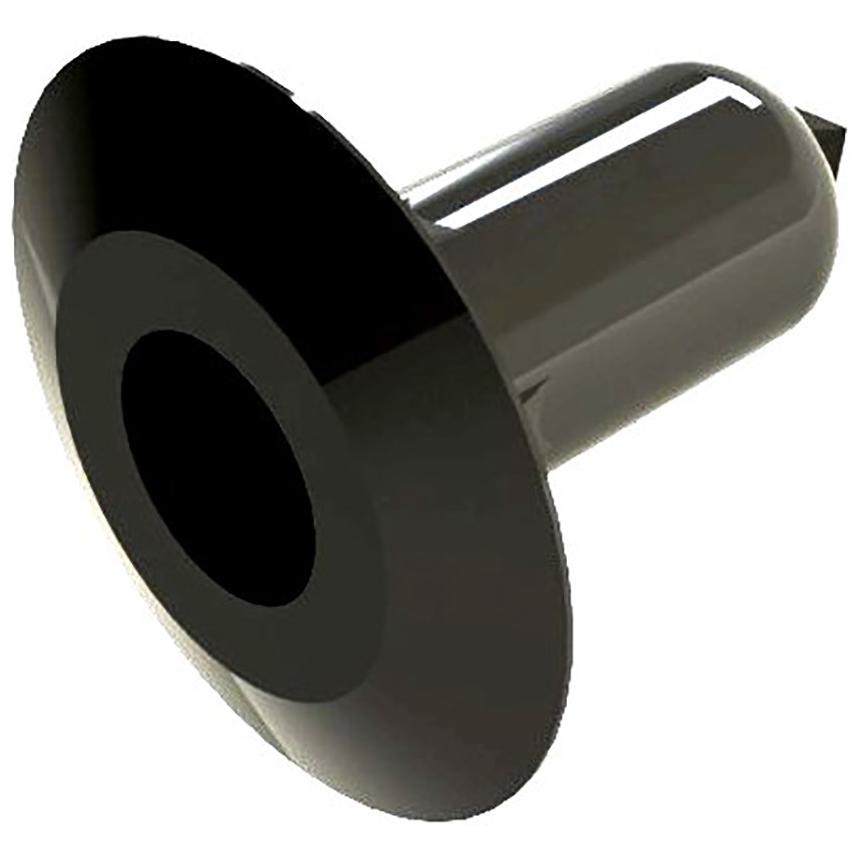 Kit 10 Bucha Revestimento Lateral Preto - Universal - 94657