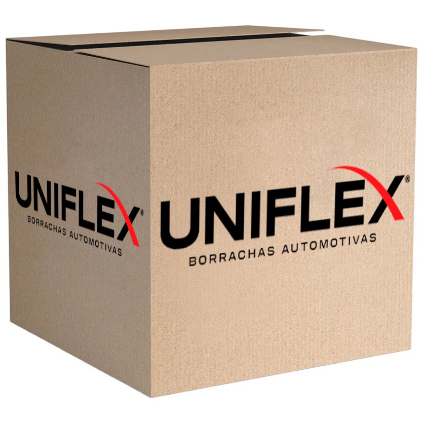 Canaleta da Porta para Fiat Uno - Uniflex - 39062