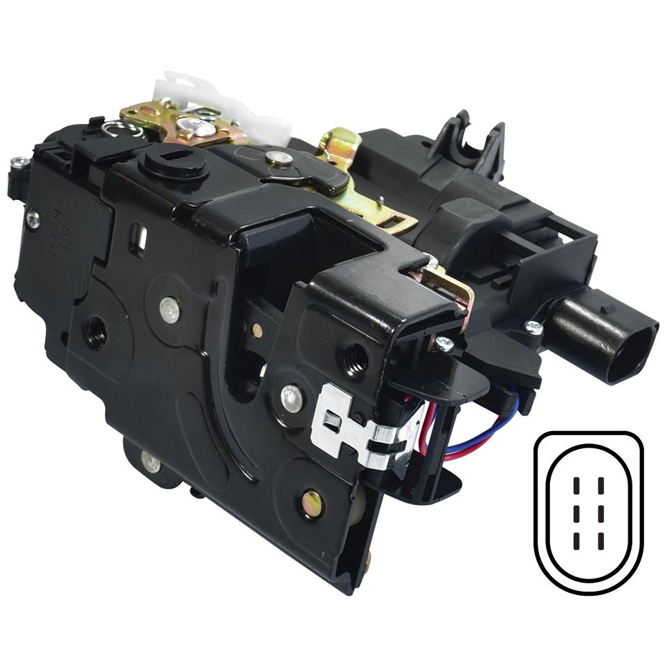 Fechadura Elétrica da Porta Traseira para Volkswagen Golf e Passat - Universal Automotive - 23131