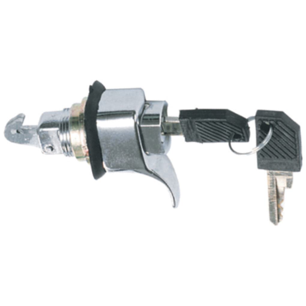 Fecho do Porta-Luvas - Cromado - C/Chave - Universal - 50145