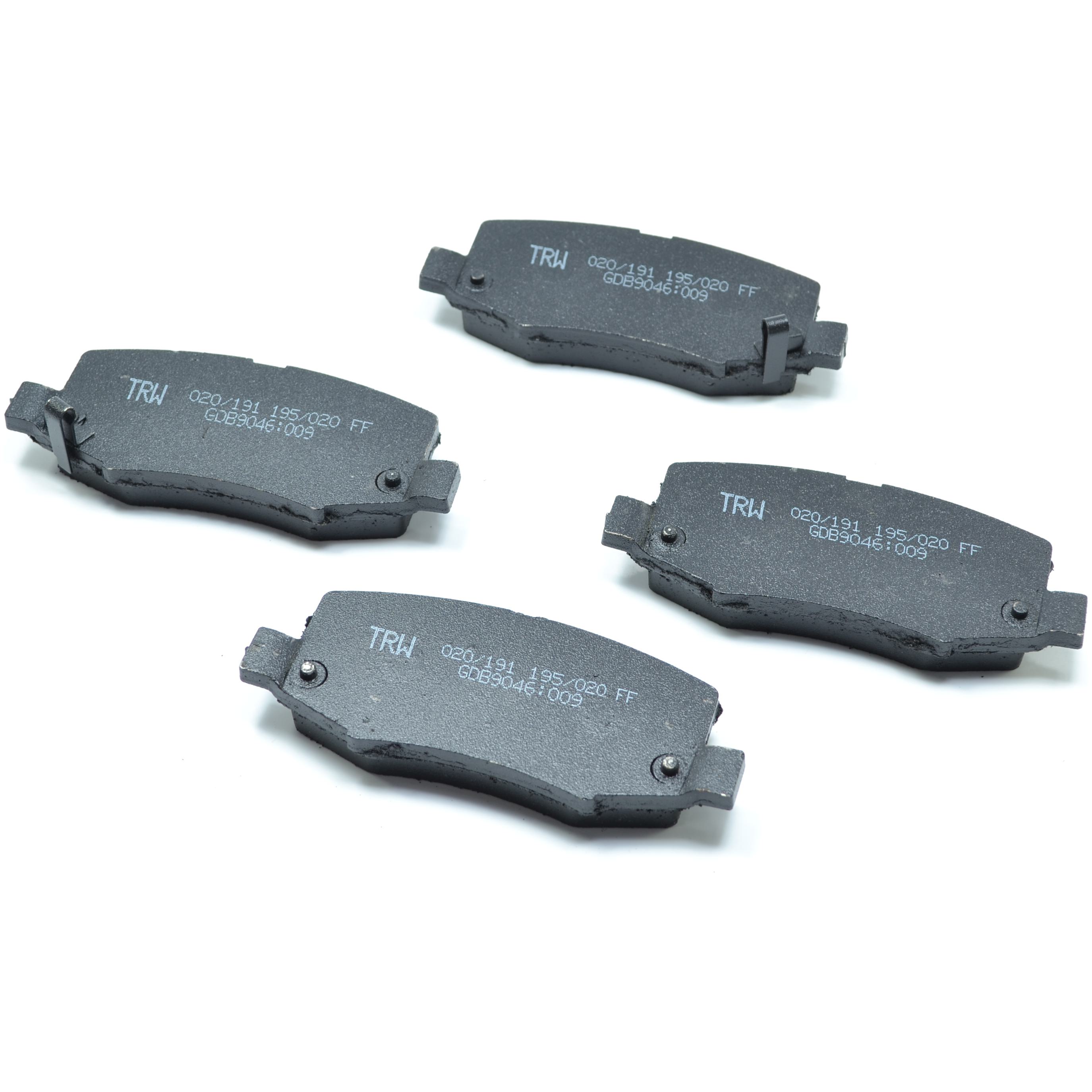 Jogo Pastilhas de Freio Traseira para Jeep Cherokee e Wrangler - TRW - GDB9046