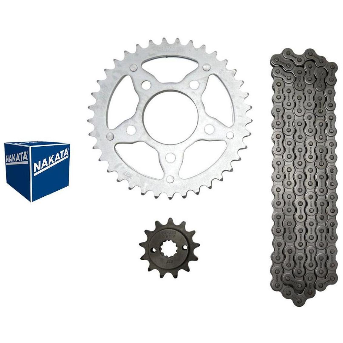 Kit da Coroa Pinhão e Corrente para Honda CB 300 - Nakata - TM10175