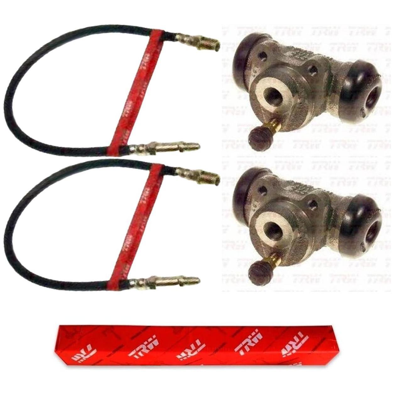 Kit Freio Traseiro Cilindro de Roda e Flexível - TRW - RCCR00023 - RPFX00550