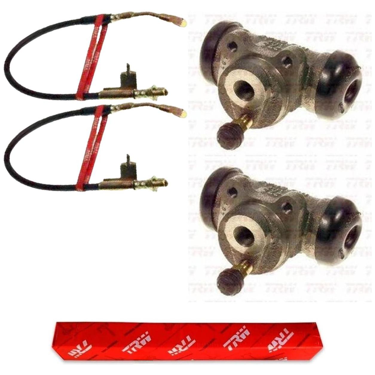 Kit Freio Traseiro Cilindro de Roda e Flexível - TRW - RCCR00023 - RPFX00800