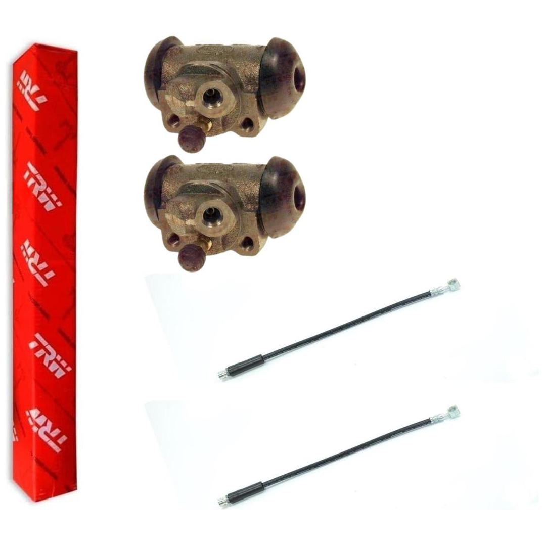 Kit Freio Traseiro Cilindro de Roda e Flexível - TRW - RCCR00872 - RPFX00770