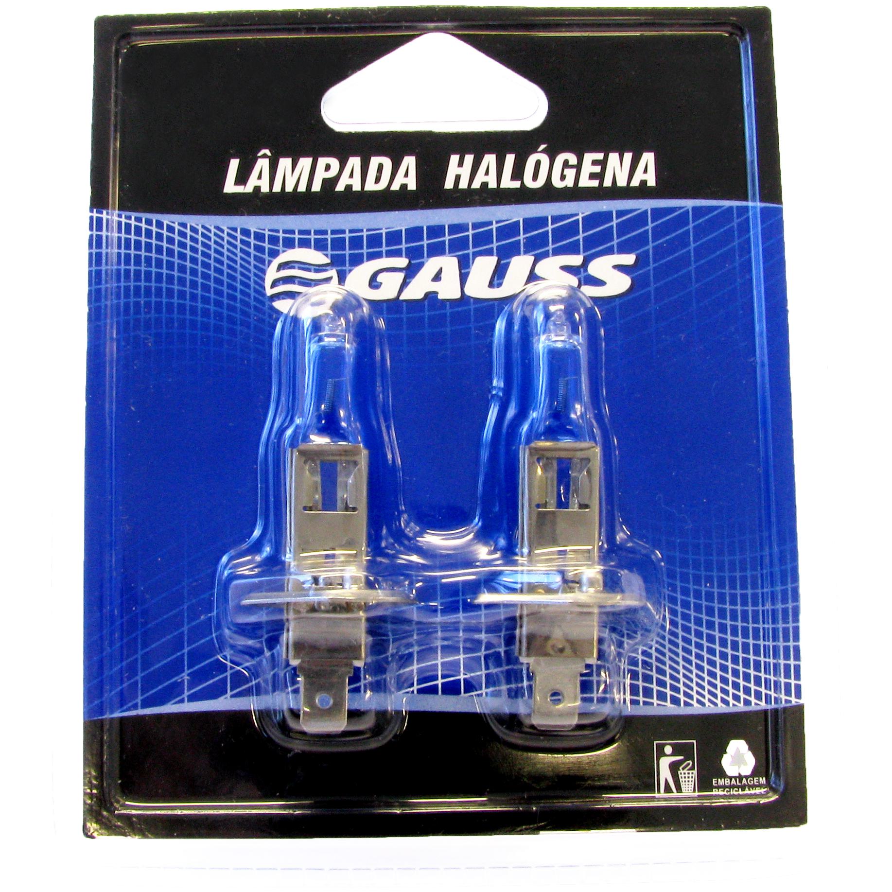 Par Lâmpada H1 55W 12V MaxLight - Gauss - GL55 H1