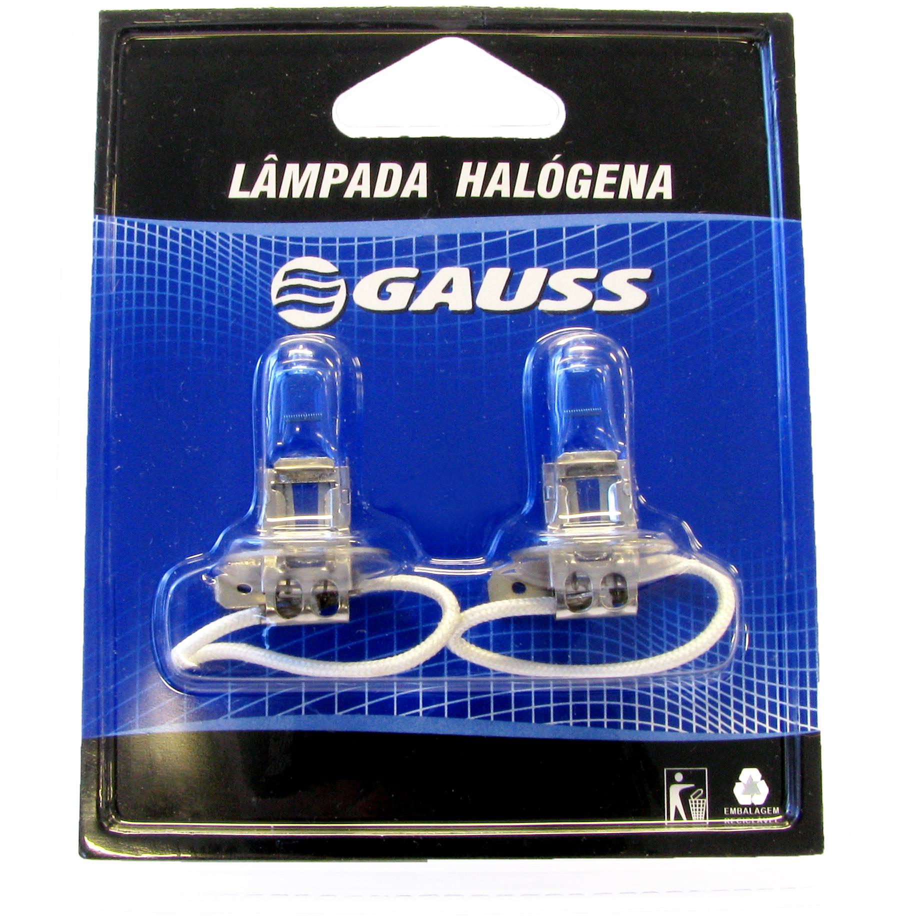 Par Lâmpada H3 55W 12V MaxLight - Gauss - GL57 H3