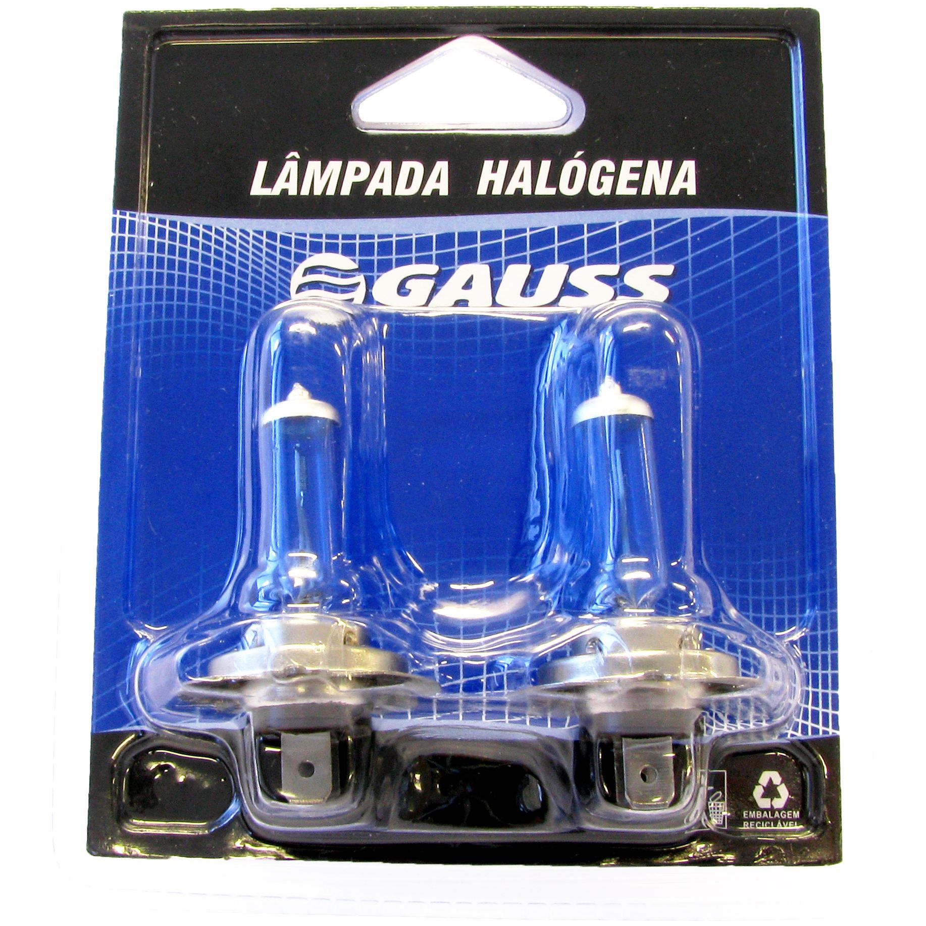 Par Lâmpada H7 55W 12V MaxLight - Gauss - GL61 H7