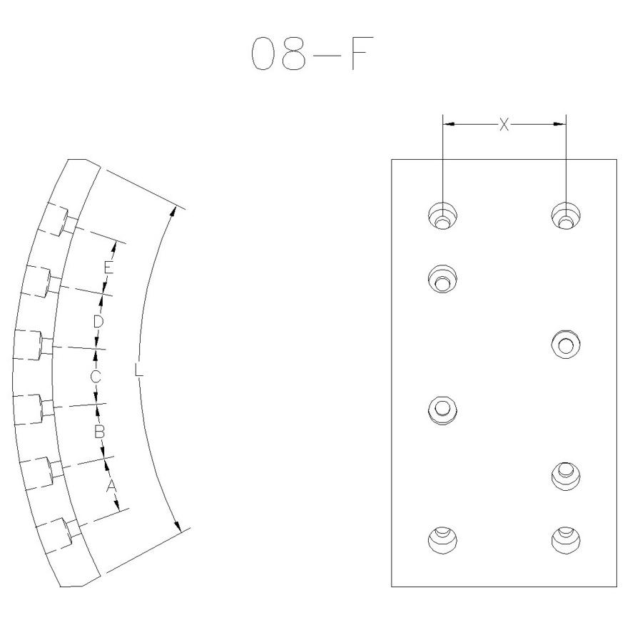 Lona de Freio para Karmann Ghia Coupé - Fras-le - VW/264