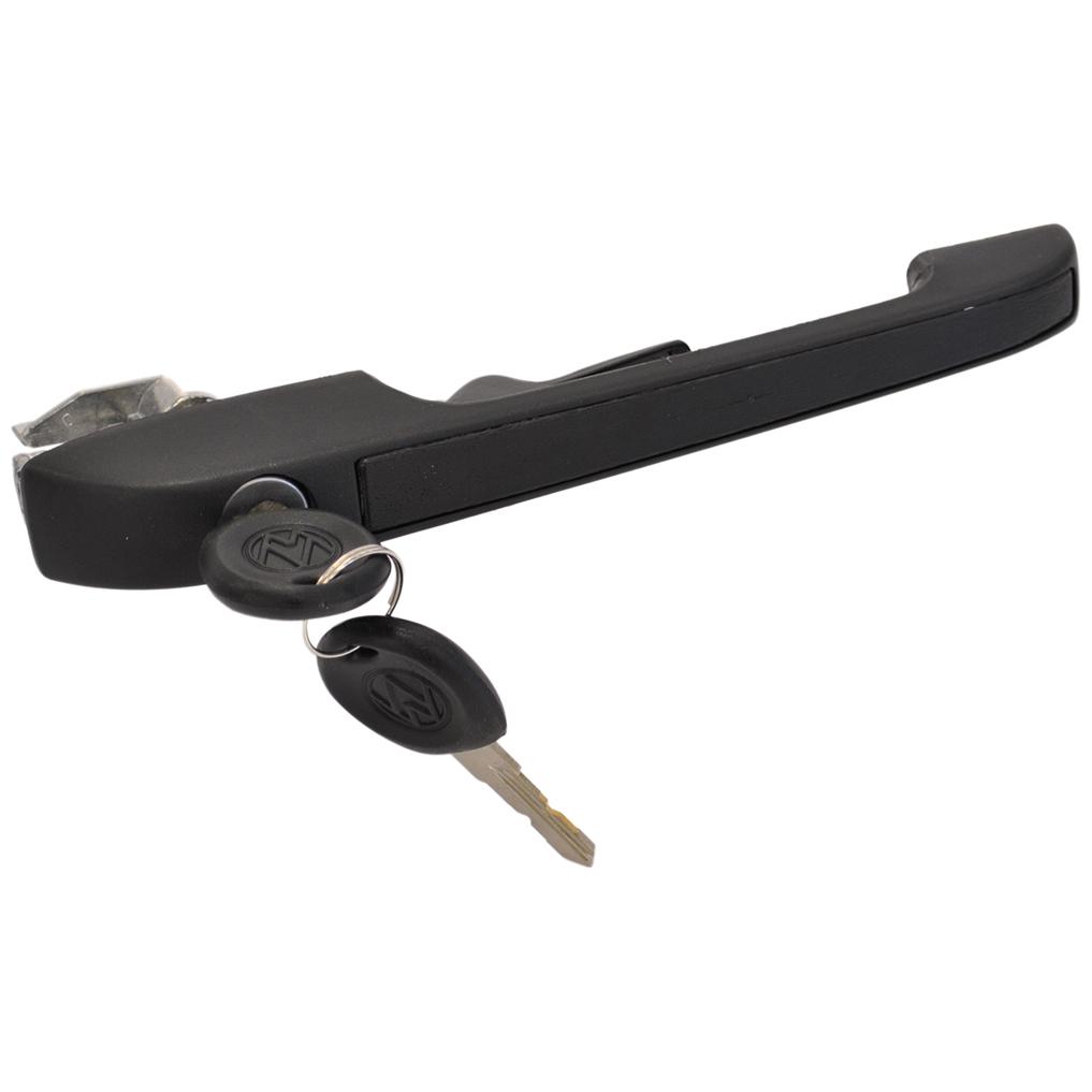 Maçaneta Externa DA Porta Com Chave - Plástico - Nylon - Friso - Universal - 22487