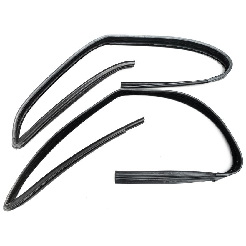 Par de Canaletas da Porta para Fiat Strada - Uniflex - 39070